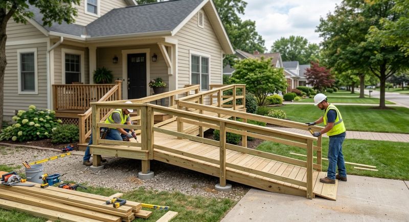 Ada Ramp Installation in Conroe, TX