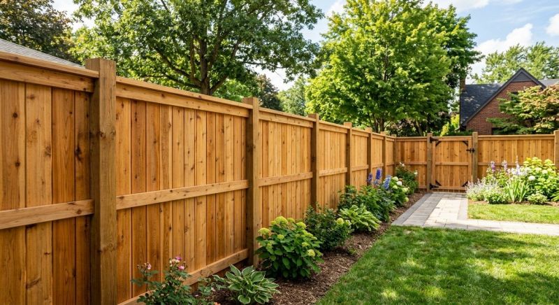 Cedar Fencing Installation in Roseville, CA