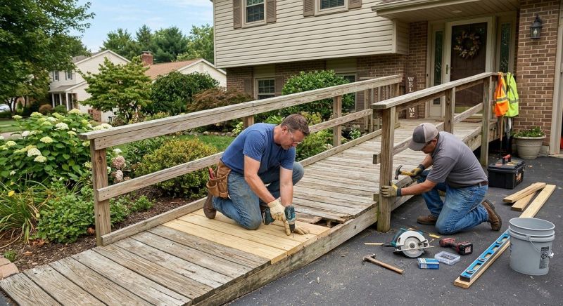 Handicap Ramp Construction in Kansas City, KS