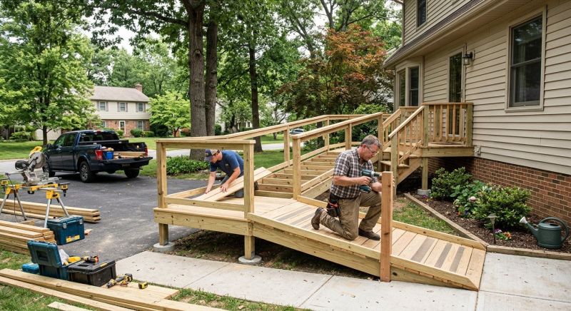 Mobility Ramp Construction in Wilmington, NC