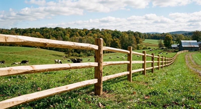 Rail Fence Construction in Sacramento, CA