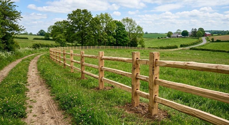 Rail Fence Installation in Roseville, CA