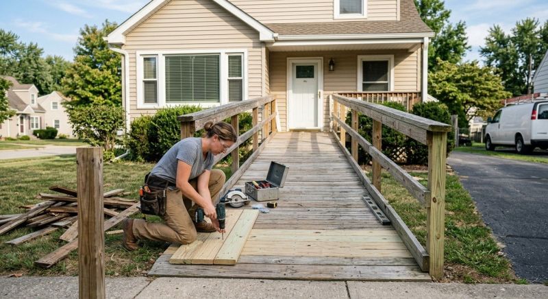 Wheelchair Ramp Construction in Kansas City, KS