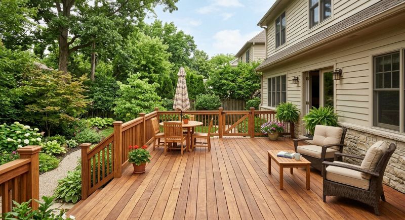 Wooden Patio Installation in Redmond, WA